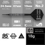 Target Chris Dobey Darts - Soft Tip - 95% Tungsten - 95K 18g
