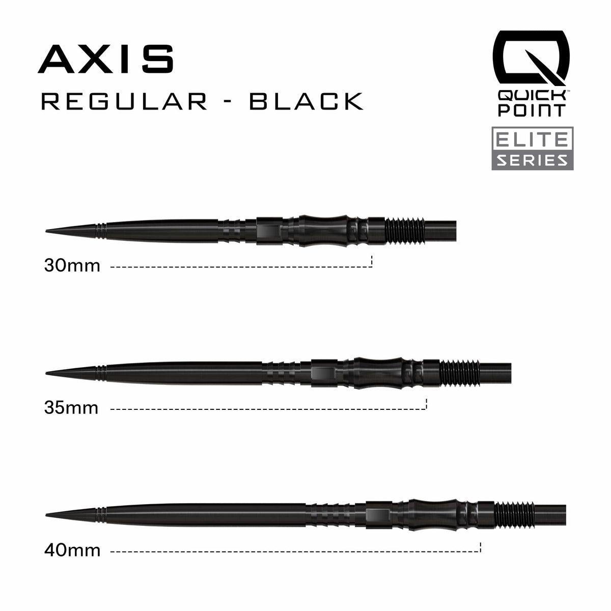 Harrows Quick Points - Steel Tip - Axis