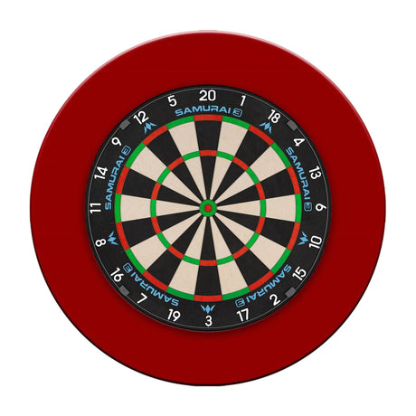 Mission Samurai 3 Dartboard Set - Dart Board & Red Surround