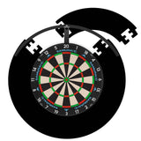 Mission Samurai 3 Dartboard Set - Dart Board, Black Jigsaw Surround & Torus 120 Light