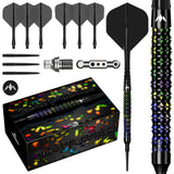Mission Black Opal Darts - Soft Tip - 95% Tungsten - Black & Coral PVD 20g