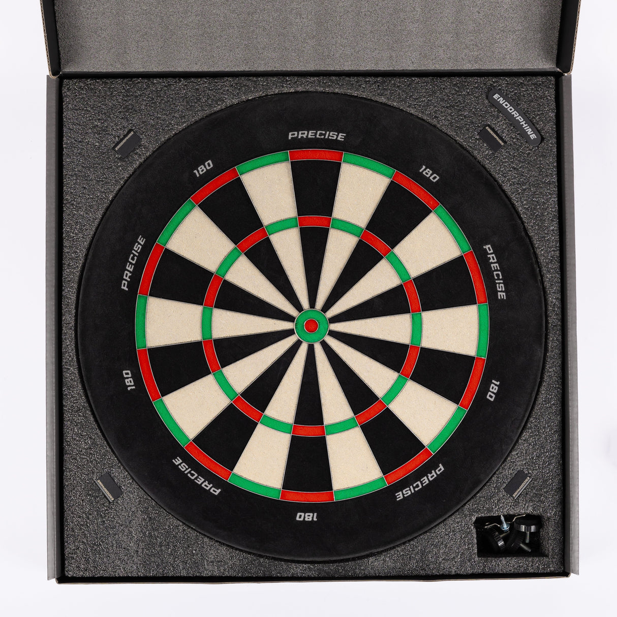Precise 180 Endorphine Dartboard - Professional - White Number Ring