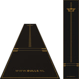 Bulls Advantage Carpet Dart Mat - Black & Gold - 300 x 85cm