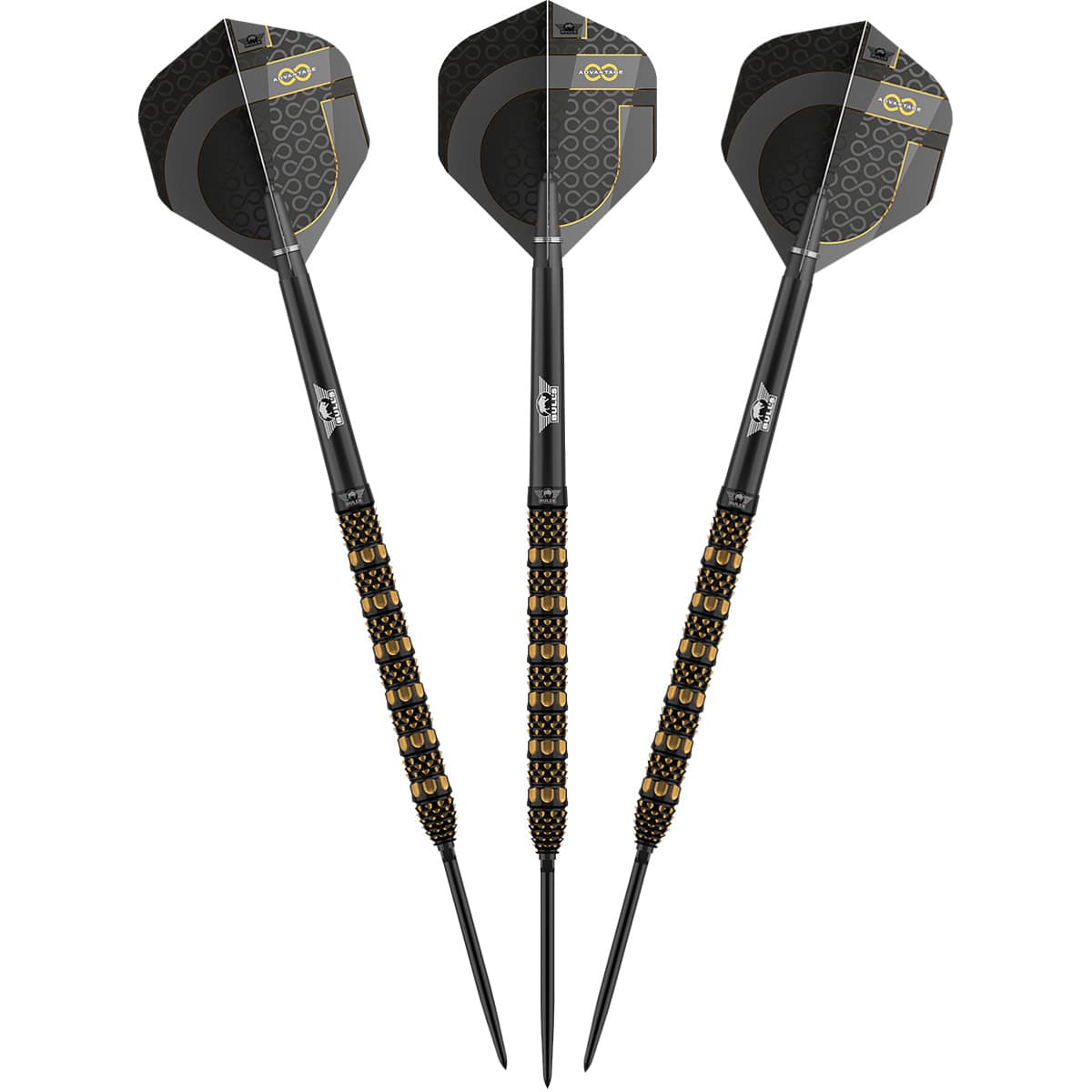 Bulls Advantage CP Darts - Steel Tip - 95% Tungsten - Rail