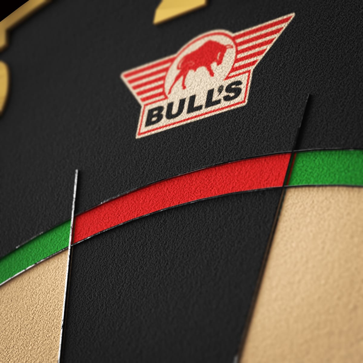 Bulls Advantage Gold Trainer Dartboard - Thinner Doubles & Trebles