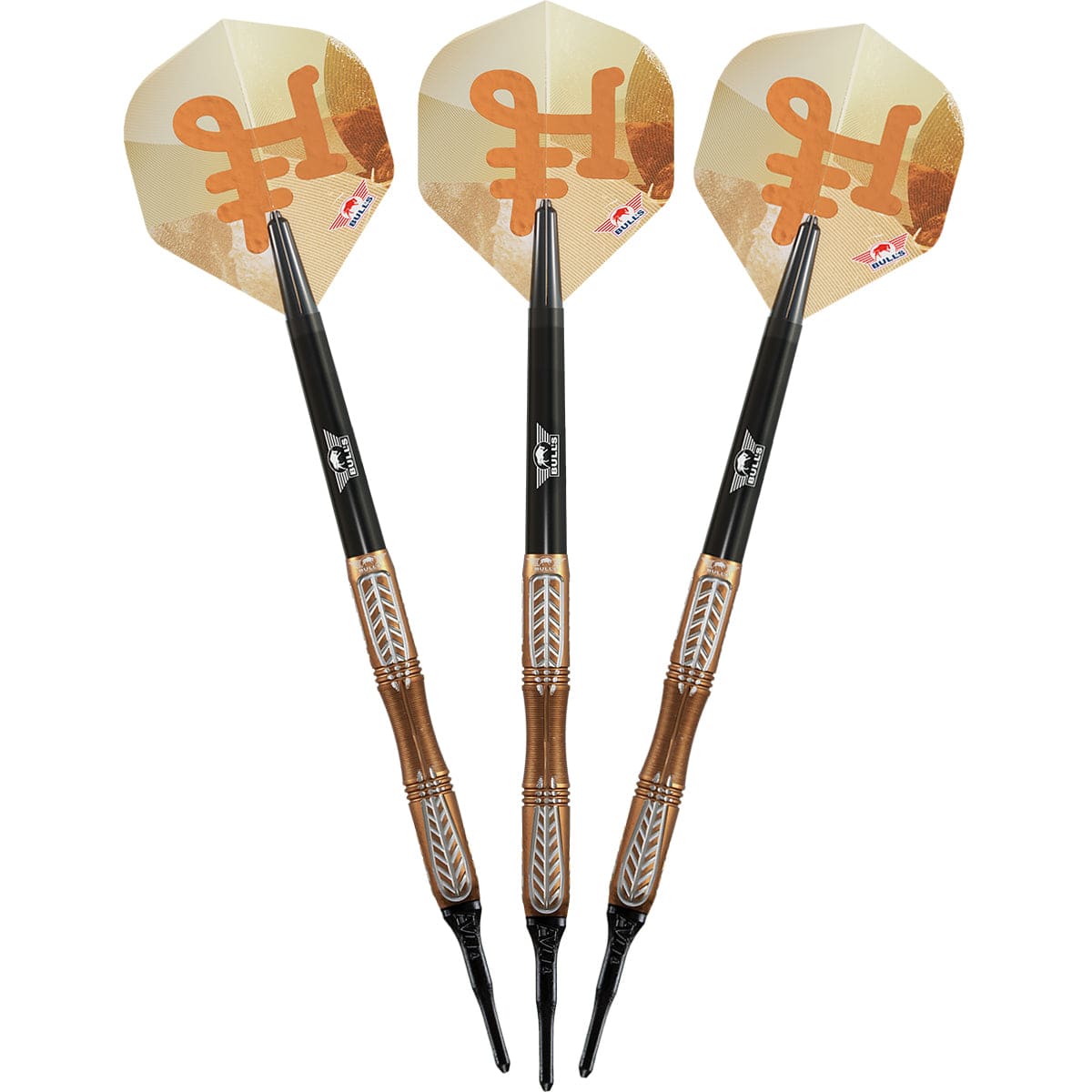 Bulls Bronzo Darts - Soft Tip - 90% Tungsten - True 19g