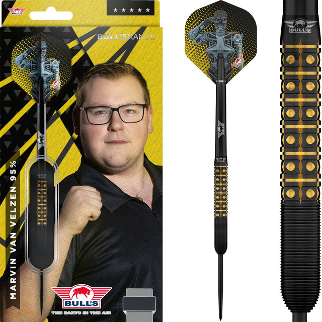 Bulls Marvin van Velzen Darts - Steel Tip - 95% Tungsten