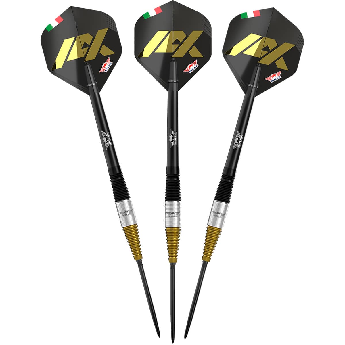 Bulls Massimo Dalla-Rosa CP Darts - Steel Tip - 90% Tungsten