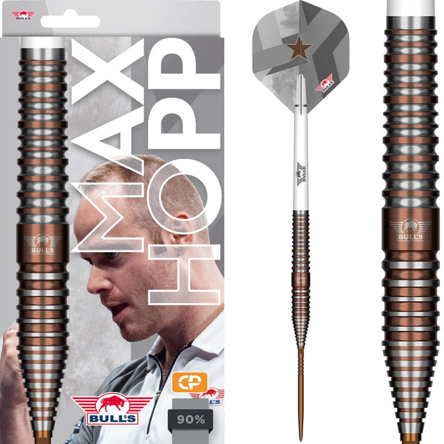 Bulls Max Hopp CP Darts - Steel Tip - 90% Tungsten - E5