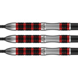 Bulls Smoke CP Darts - Steel Tip - 90% Tungsten - Red Ember
