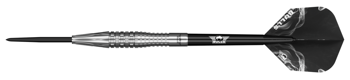 Bulls Smoke Darts - Steel Tip - 90% Tungsten - Silver Ash