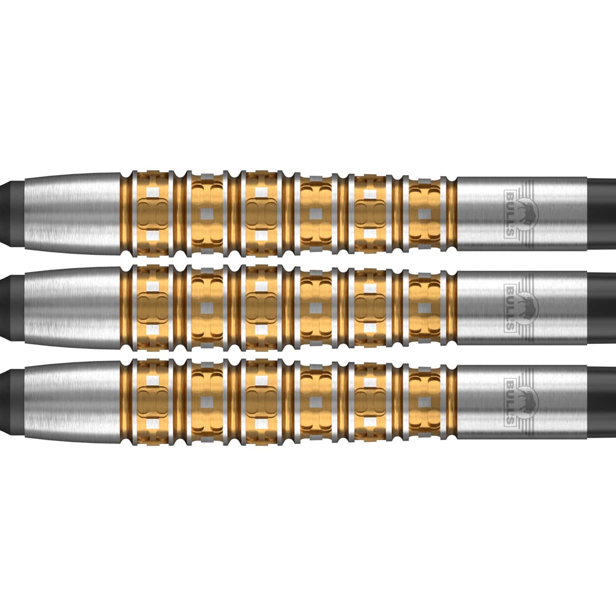 Bulls Vintago CP Darts - Soft Tip - 90% Tungsten - Bomb 17g
