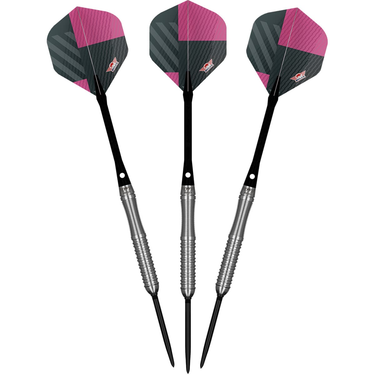 Bulls Volt CP Darts - Steel Tip - 80% Tungsten - Pink
