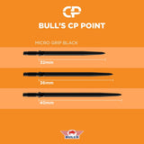 Bulls CP Dart Points - Steel Tip - Micro Grip