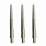 Caliburn Permanent Dart Points - Steel Tip Replacement Points - 30mm - Silver - Style E 30mm