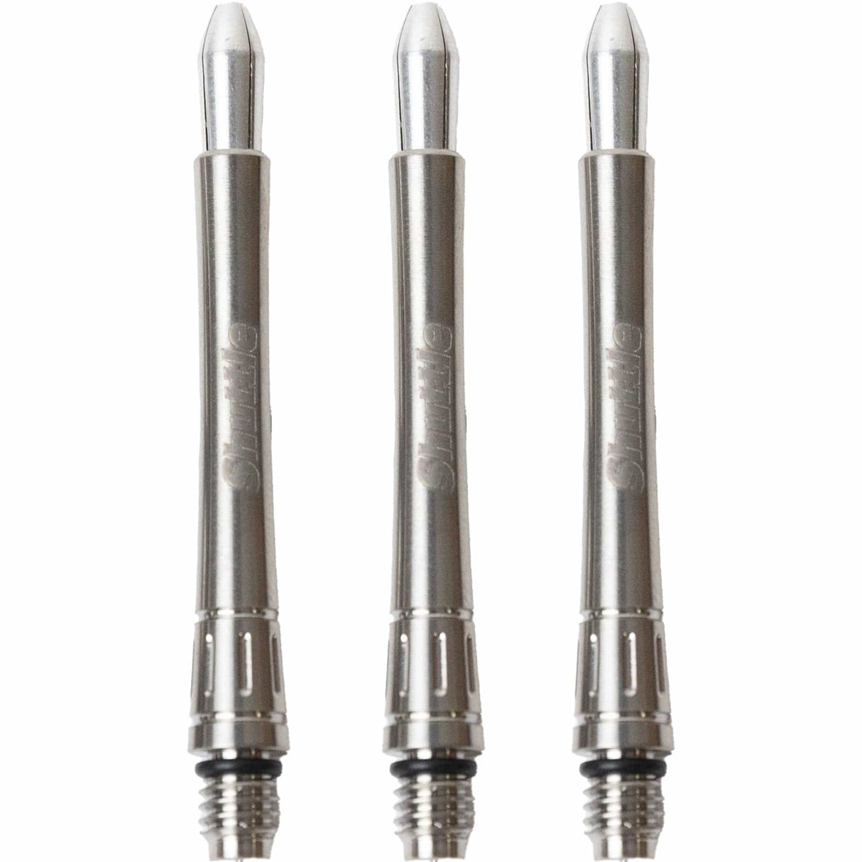 Caliburn Shuttle Titanium Dart Shafts - Metal Dart Stems - Silver