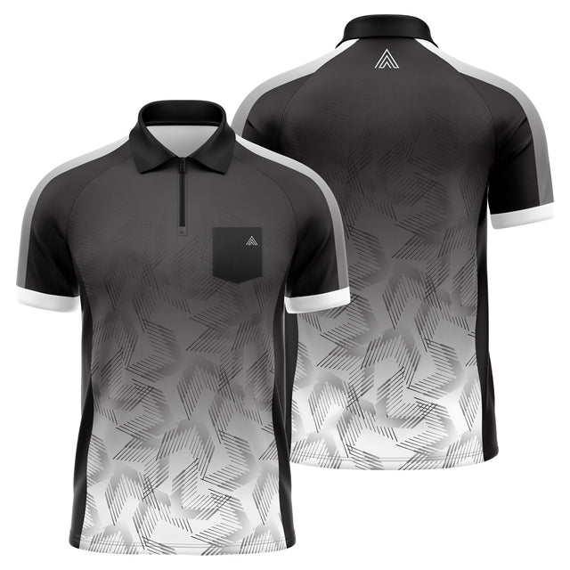 Arraz - Chevron - Black & White - Dart Shirt