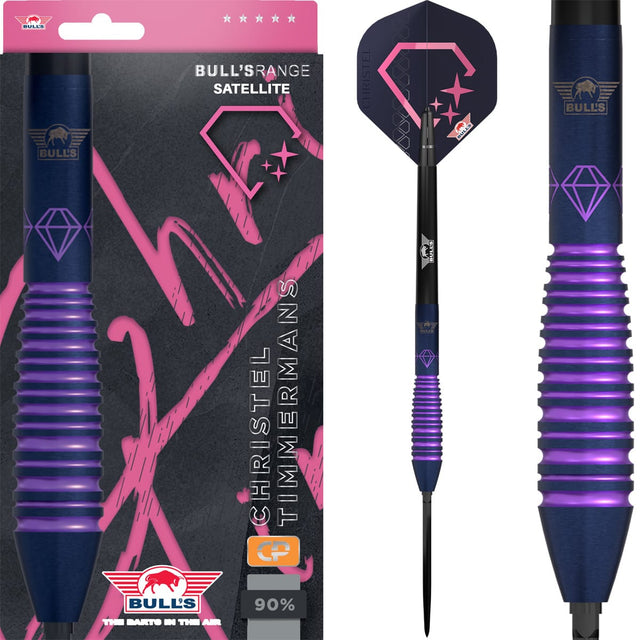 Bulls Christel Timmermans CP Darts - Steel Tip - 90% Tungsten - E1 25g