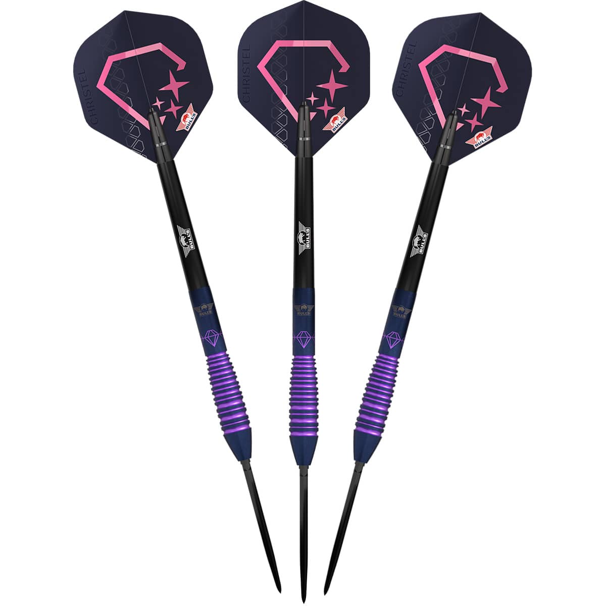 Bulls Christel Timmermans CP Darts - Steel Tip - 90% Tungsten - E1 25g