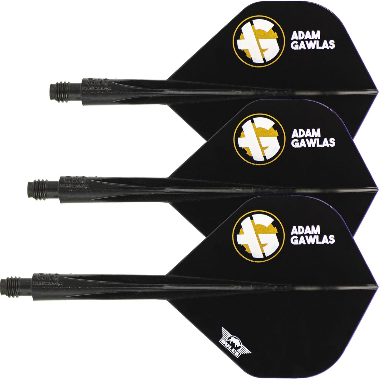 Condor AXE Dart Flights - Adam Gawlas - Standard - Black