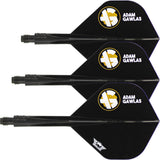 Condor AXE Dart Flights - Adam Gawlas - Standard - Black