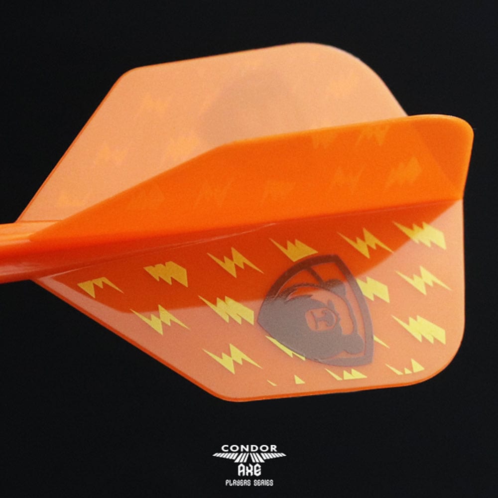 *Condor AXE Player Series Dart Flights - Miyu Miyawaki - Thunderbolt Bear - Small - Orange