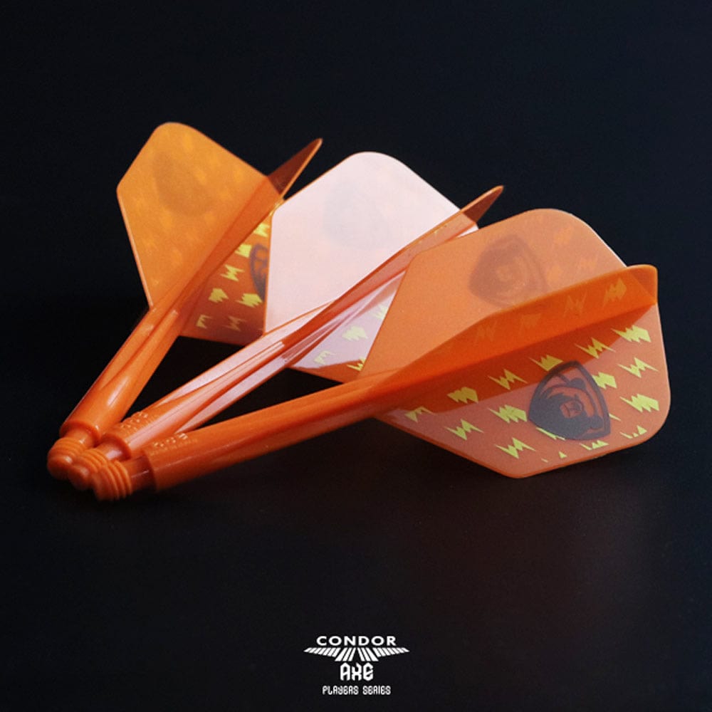 *Condor AXE Player Series Dart Flights - Miyu Miyawaki - Thunderbolt Bear - Small - Orange