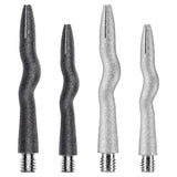 Caliburn Curly Dart Shafts - Aluminium - Sandblasted