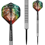 Mission Dominik Grüllich Darts - Steel Tip - 95% Tungsten - Silver-Black Rings