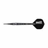 One80 Noriyuki Nakamura Darts - Soft Tip - 90% Tungsten - V4 - Black
