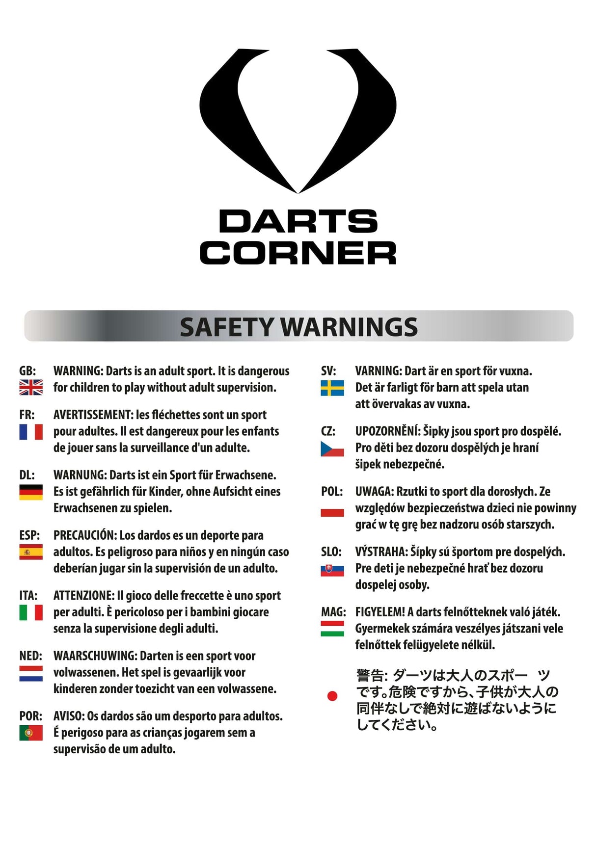 Legend Darts - Steel Tip - 90% Tungsten - Pro Series - S01 - Shark Bullet