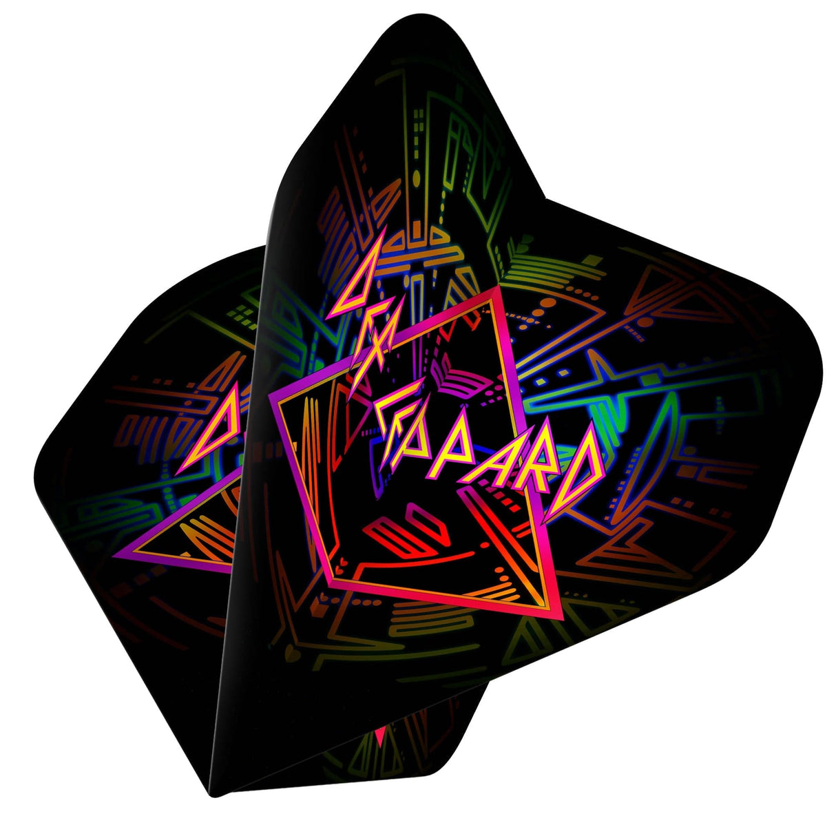 Def Leppard Dart Flights - Official Licensed - 100 Micron - No2 - Std - F3 - Prism