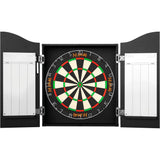 Def Leppard Dartboard Cabinet - Official Licensed - C2 - Premium White - Union Jack