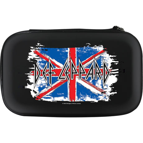 Def Leppard Dart Case - Official Licensed - Strong EVA - W2 - Union Jack - Paint