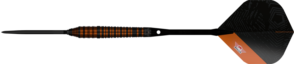 Bulls Dirk van Duijvenbode CP Darts - Steel Tip - 80% Tungsten - Black