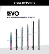 Caliburn EVO Dart Points - Helix Groove