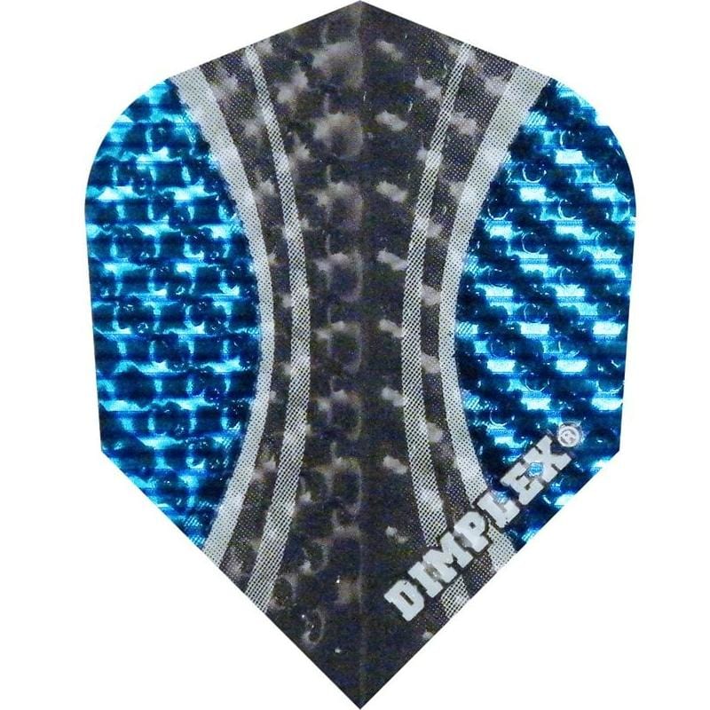 *Harrows Dimplex Dart Flights - Standard Shape - Blue Curve