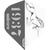 *Unicorn Ultrafly Dart Flights - 100 - Big Wing - Icon Silver