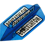 *Pentathlon Dart Flights - Dimplex - Extra Strong - Slim - Blue