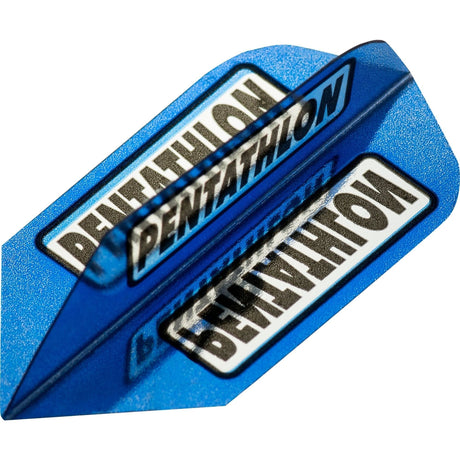 *Pentathlon Dart Flights - Dimplex - Extra Strong - Slim - Blue