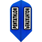 *Pentathlon Dart Flights - Dimplex - Extra Strong - Slim - Blue