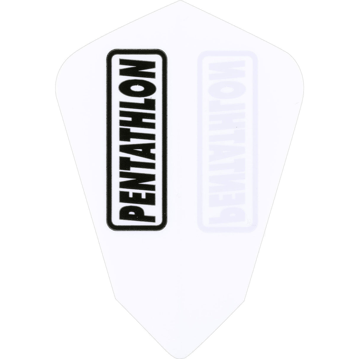 *Dart Flights - Pentathlon Colours - Extra Strong - Fantail White