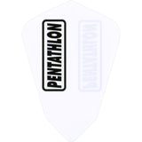 *Dart Flights - Pentathlon Colours - Extra Strong - Fantail White