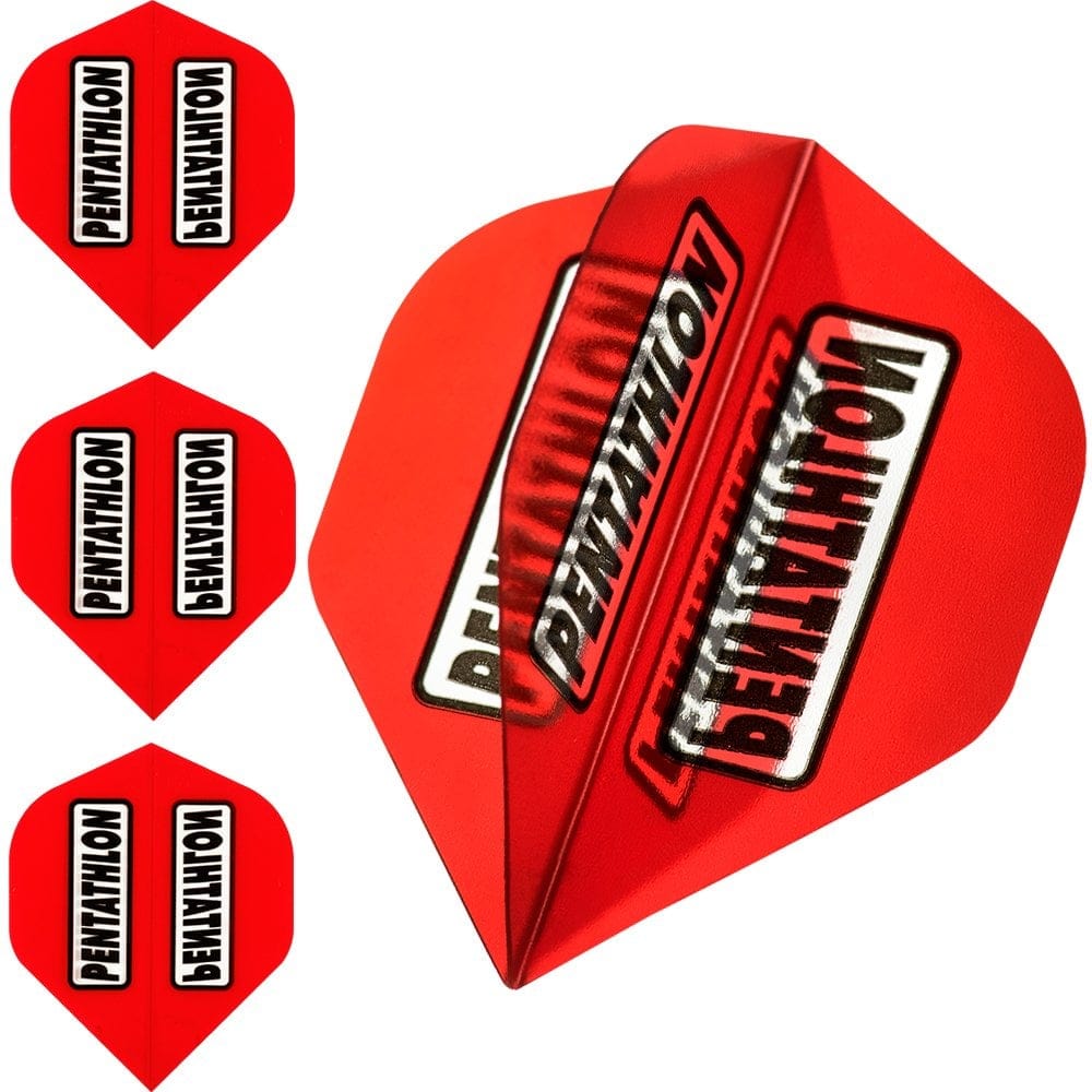 *Dart Flights - Pentathlon Colours - Extra Strong - Fantail