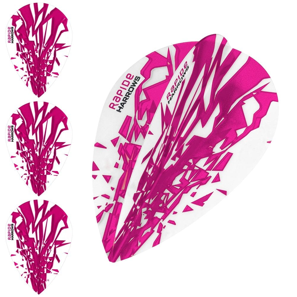 *Harrows Rapide Dart Flights - Pear Shape - 100 Micron