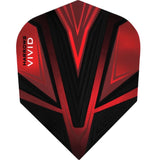 *Harrows Vivid Dart Flights - 100 Micron - Std - Aqua Red