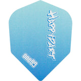 *One80 Dart Flights - Happy Dart Flights - Std Blue