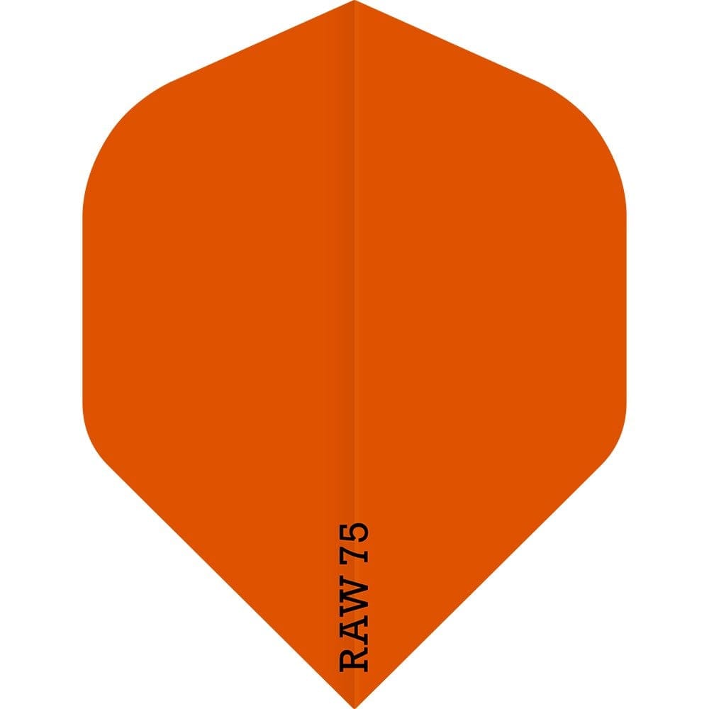 *Dart Flights - Raw 75 - 75 Micron - Std - Plain - Neon Neon Orange