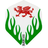 *Dart Flights - Raw 100 - 100 Micron - Std - Nations - Wales
