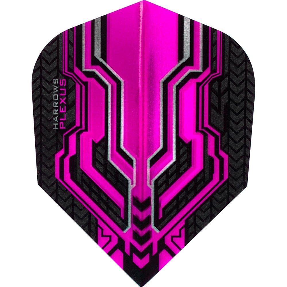 *Harrows Plexus Dart Flights - Std Shape - 100 Micron Pink